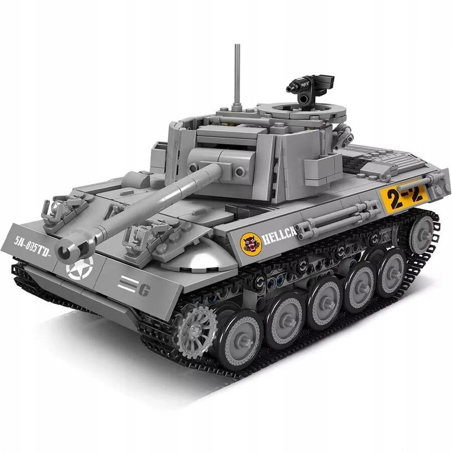 Celtniecības bloki Remote Controlled Tank Hellcat M18 971 Elements Sertifikāti un atzinumi CE EN 71
