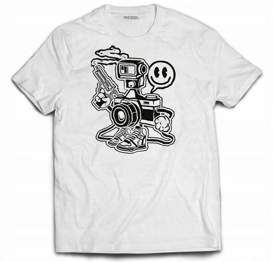 

Tshirt Zdjęcie Aparat Foto Fotografia Photo L