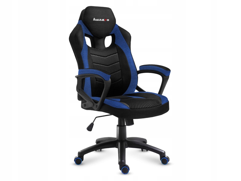 Игровой стул Huzaro Force 2.5 Blue Mesh ткань черный