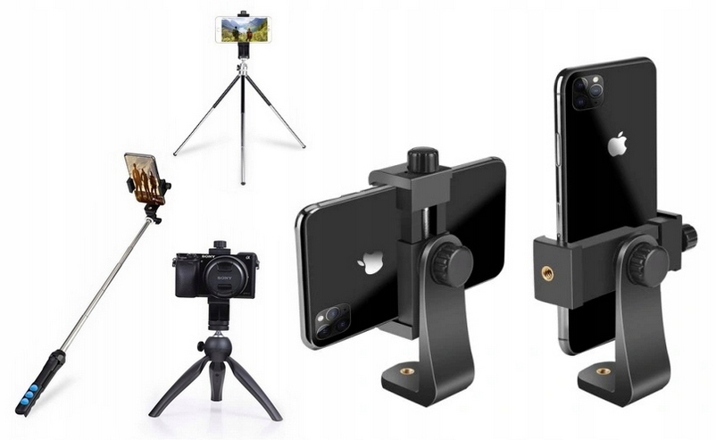 

Uchwyt mocowanie 360 na telefon adapter do statywu