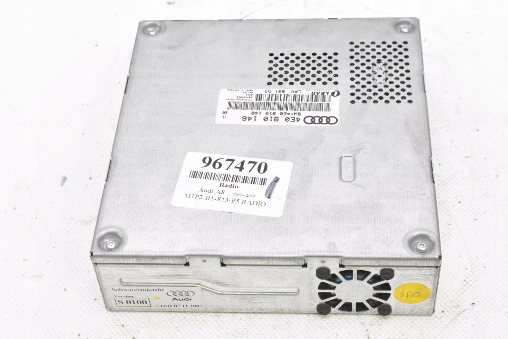 RADIO Radio 4E0910146 AUDI A8 D3 02-05