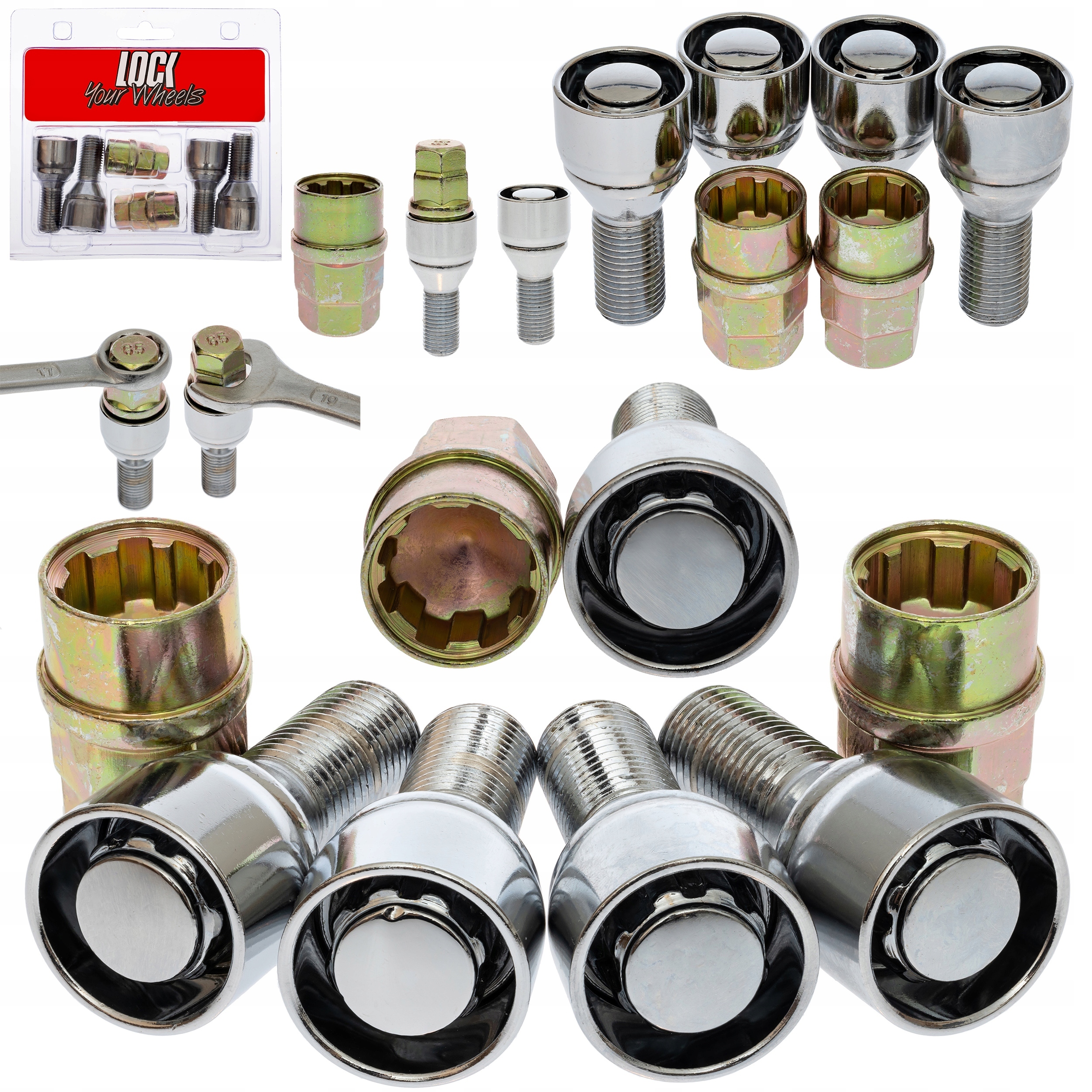 ŚRUBY ANTYKRADZIEŻOWE ZABEZPIECZAJĄCE DO FELG