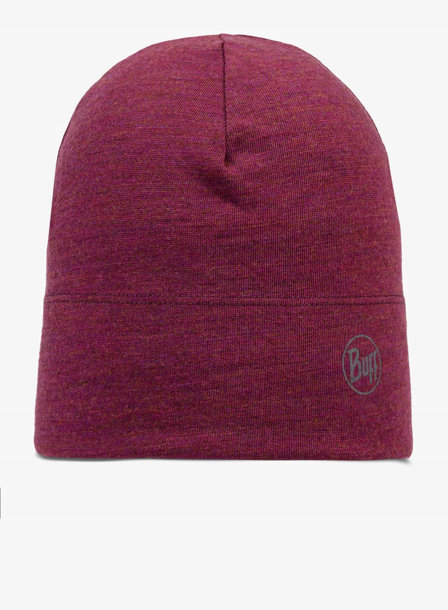 Czapka termoaktywna Buff Midweight Merino Wool Hat melange tibetan red