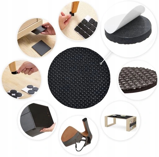 FILCOWE PIANKOWE PODKŁADKI MEBLE 125 FILC ŚLIZGACZ Marka Karwil