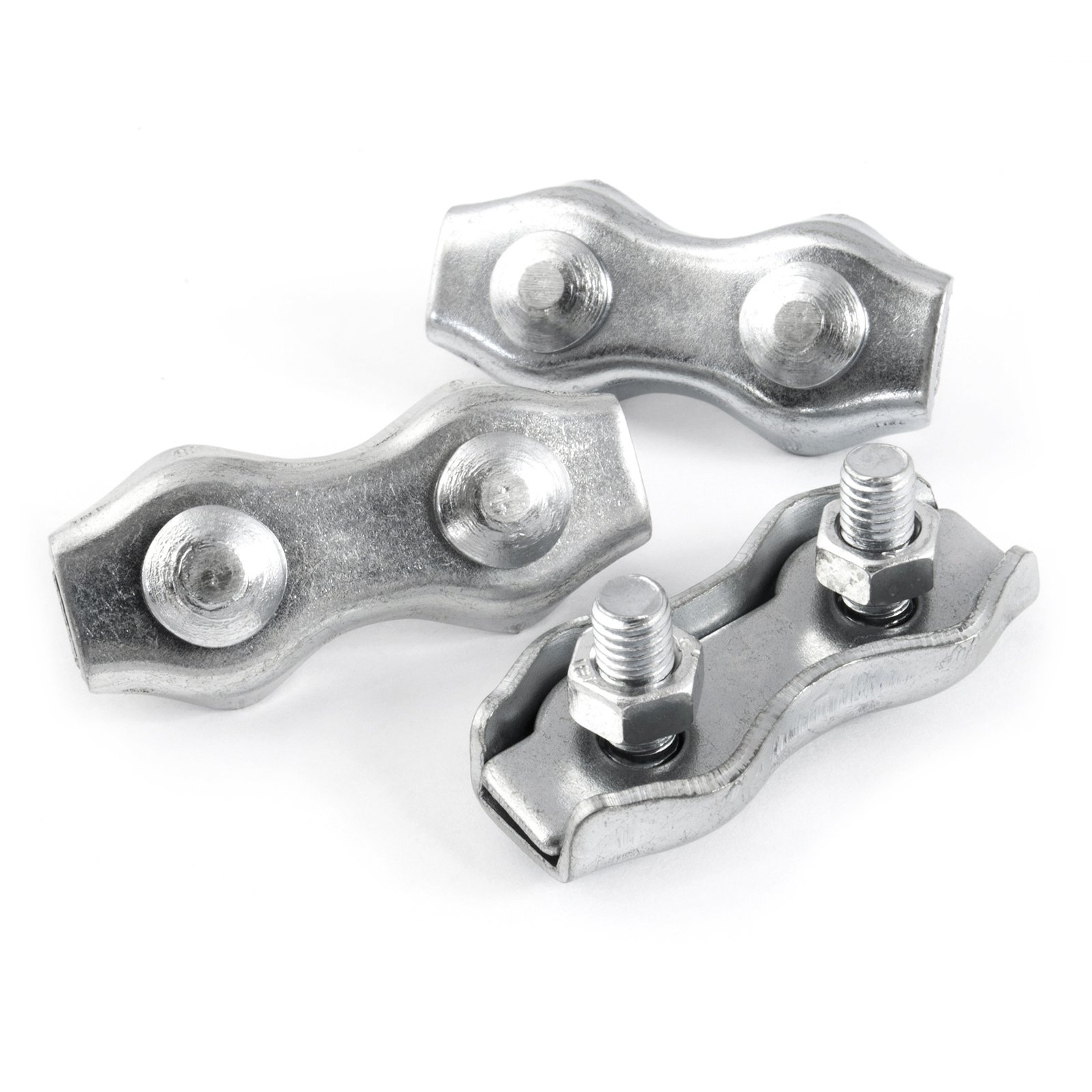 

Zacisk Linowy Siodełkowy Podwójny 3mm 50 szt.