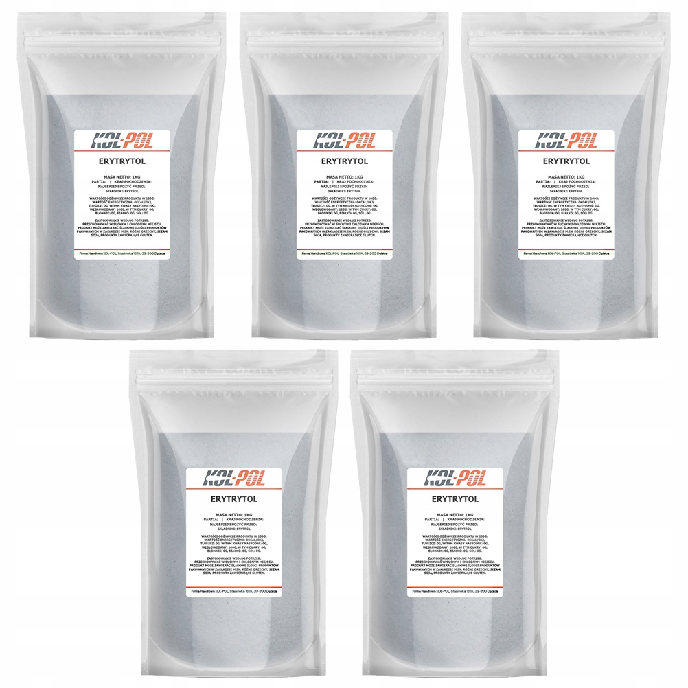 Erytrol 5 kg Erythritol přírodní sladidlo 0 kalorií