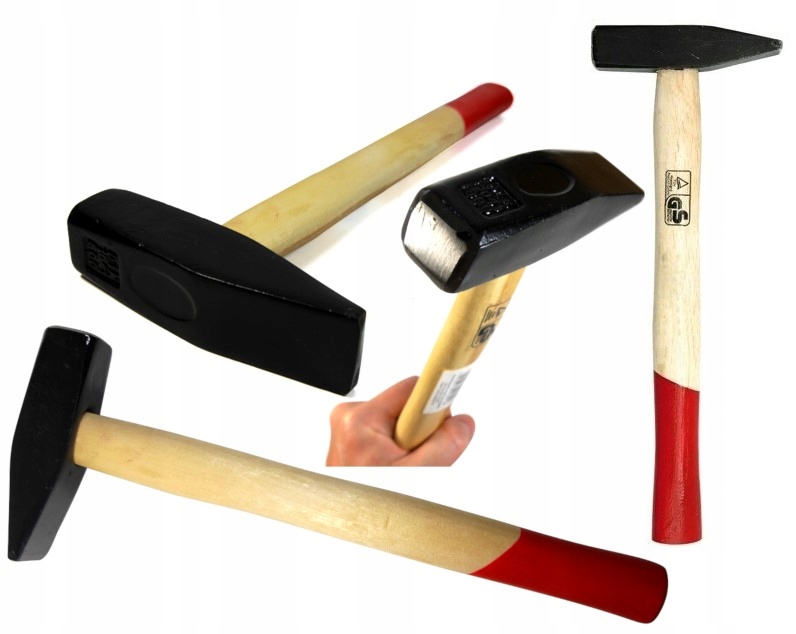 

Młotek Ślusarski Solidny Drewniany Trzonek 800G