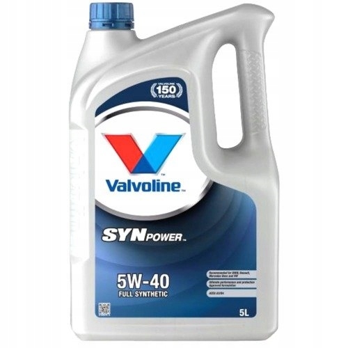 Olej silnikowy Valvoline 5W40 SynPower 5L 5W-40