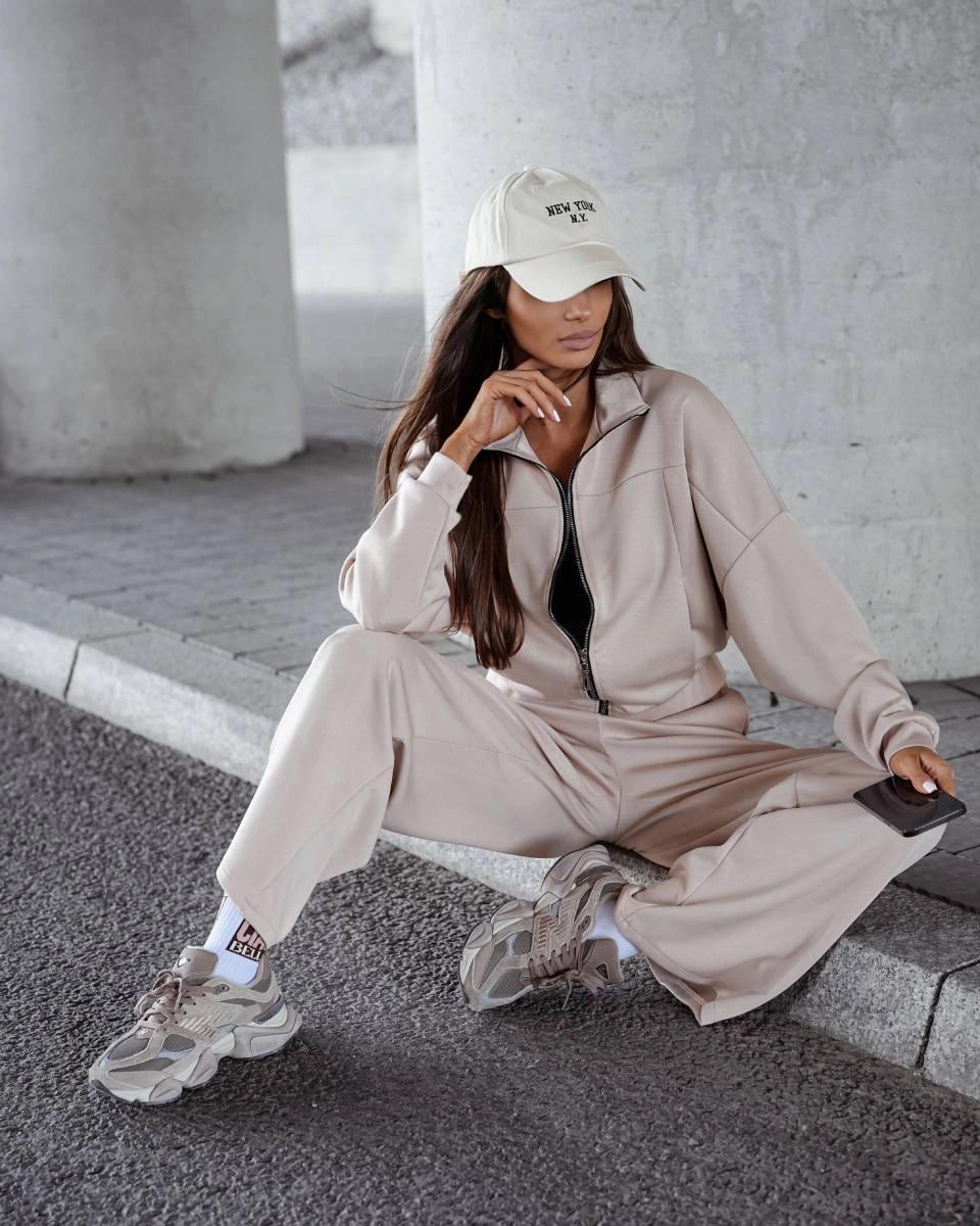 Komplet Mikina A Kalhoty 821109 Béžová S/m