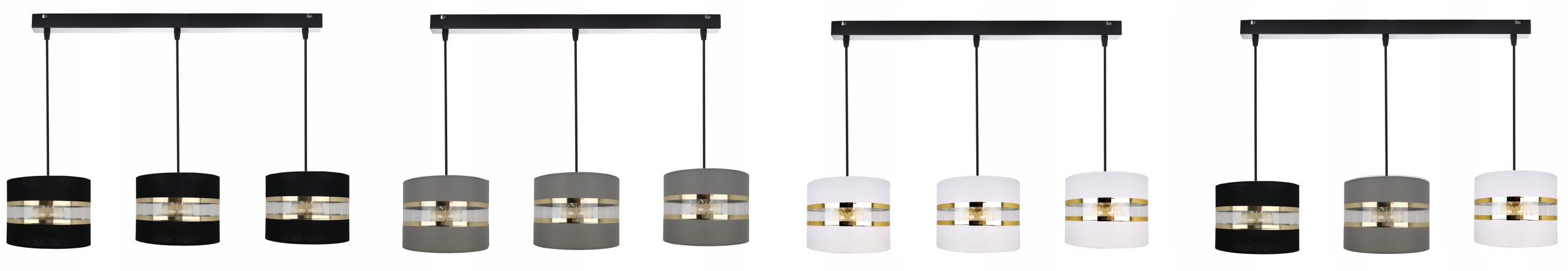 LAMPA WISZĄCA ZWIS SUFITOWA ŻYRANDOL ABAŻUR LED Zasilanie sieciowe