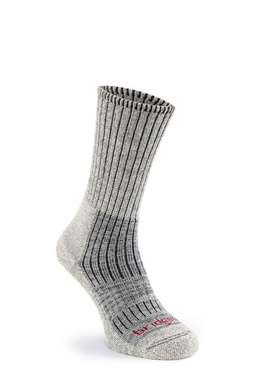 Turistické Ponožky Bridgedale Hike Mid Merino C Boot kámenově šedé 40-43