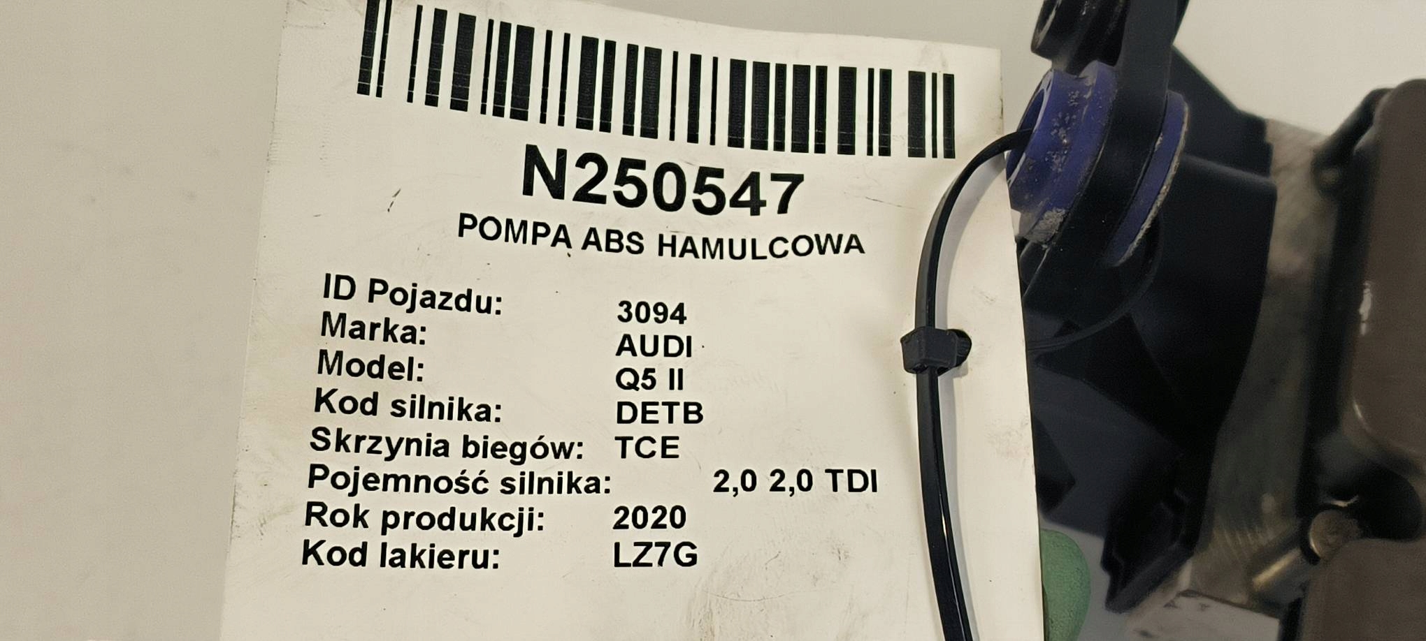 pump ABS brake 80A907379AB AUDI Q5 II FY