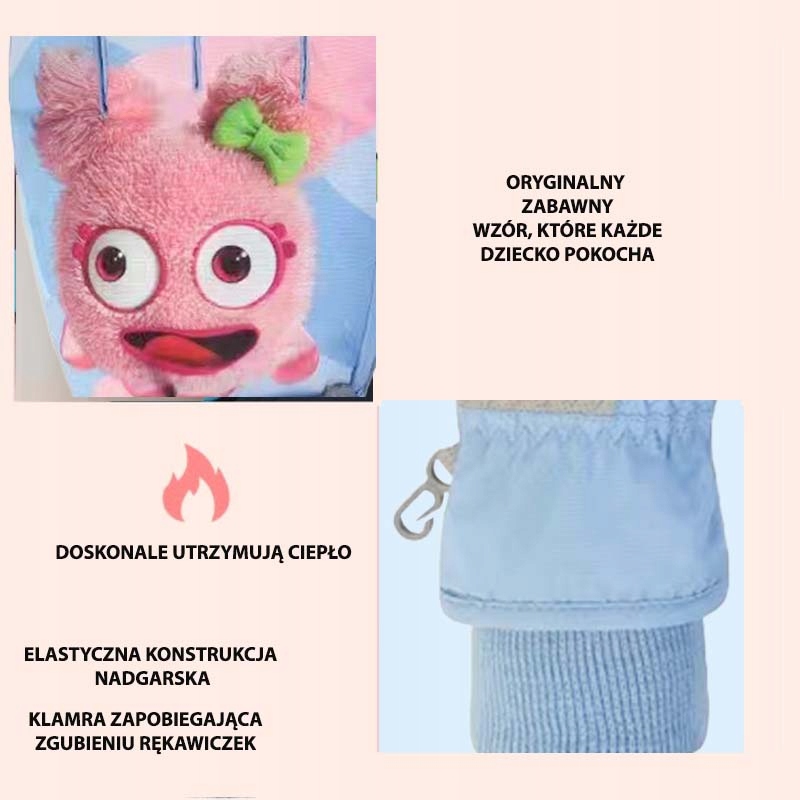RĘKAWICZKI ZIMOWE DZIECIĘCE Marka Lilly Bling