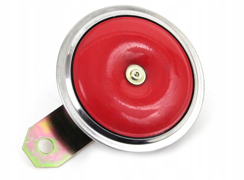 Klakson samochodowy 12V średnica 9 cm