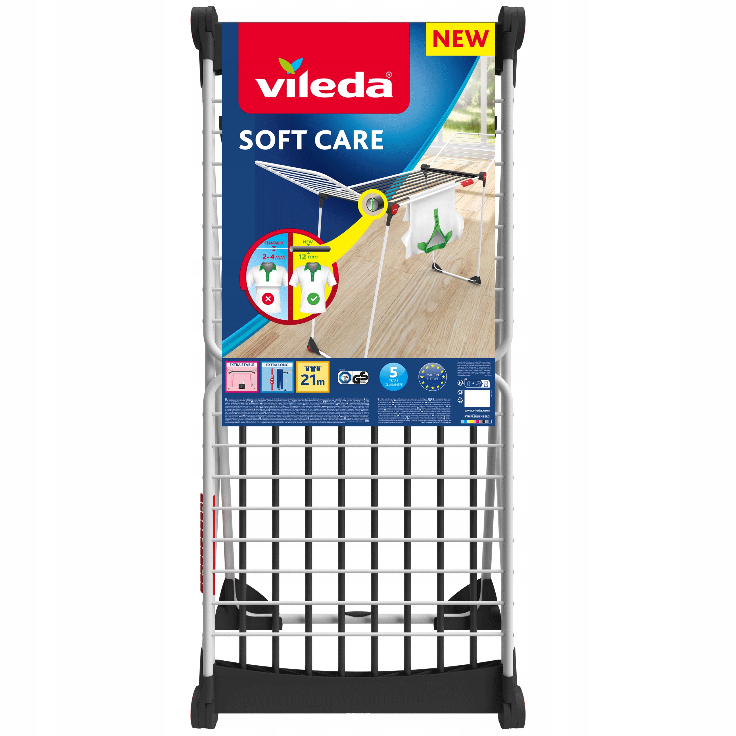 Levně Vileda sušák na prádlo Soft Care