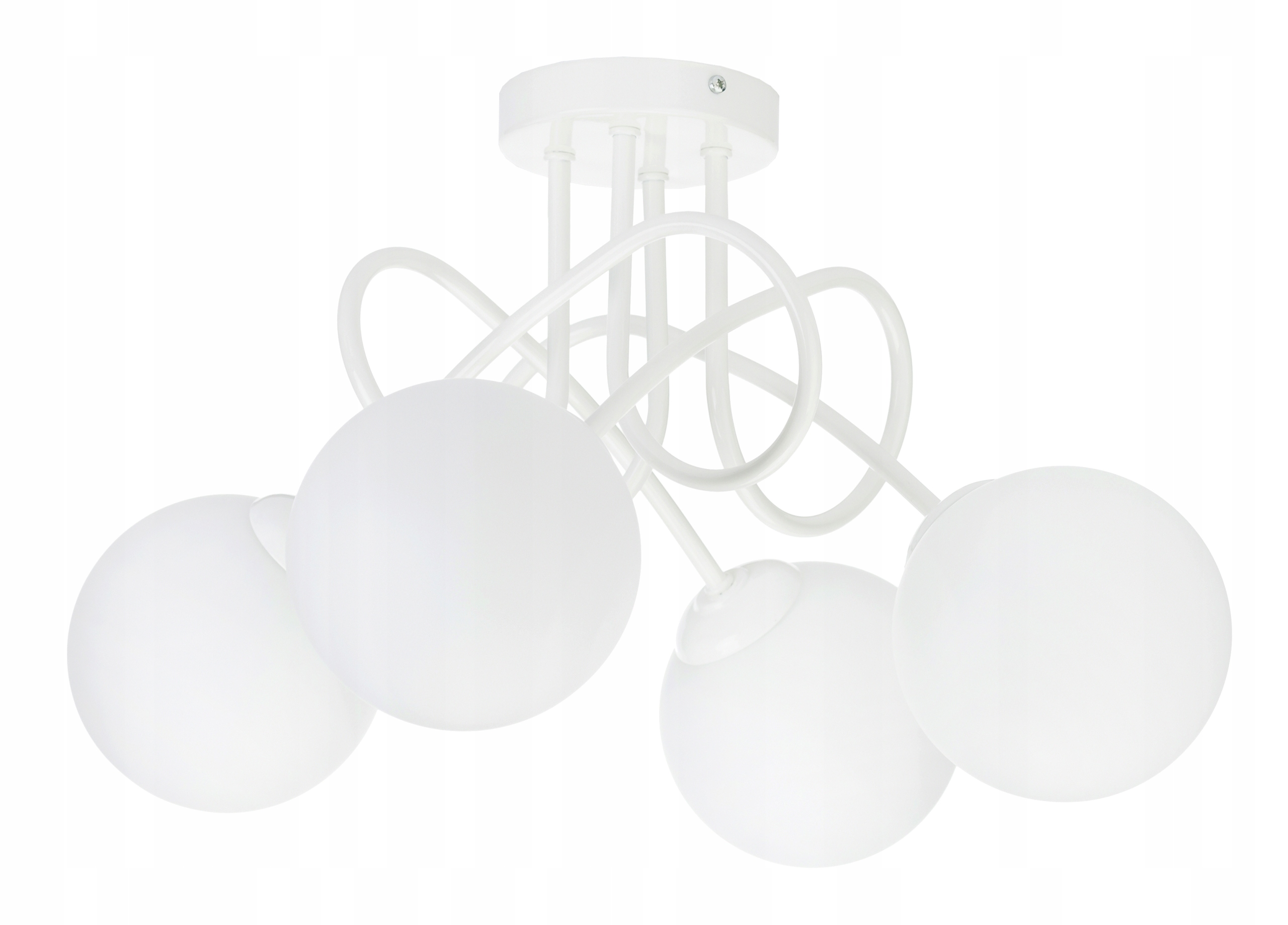 Závěsné Stropní Svítidlo Stropní Svítidlo Loft Kroucená Na Skleněné Stínítko Koule 4 x E27