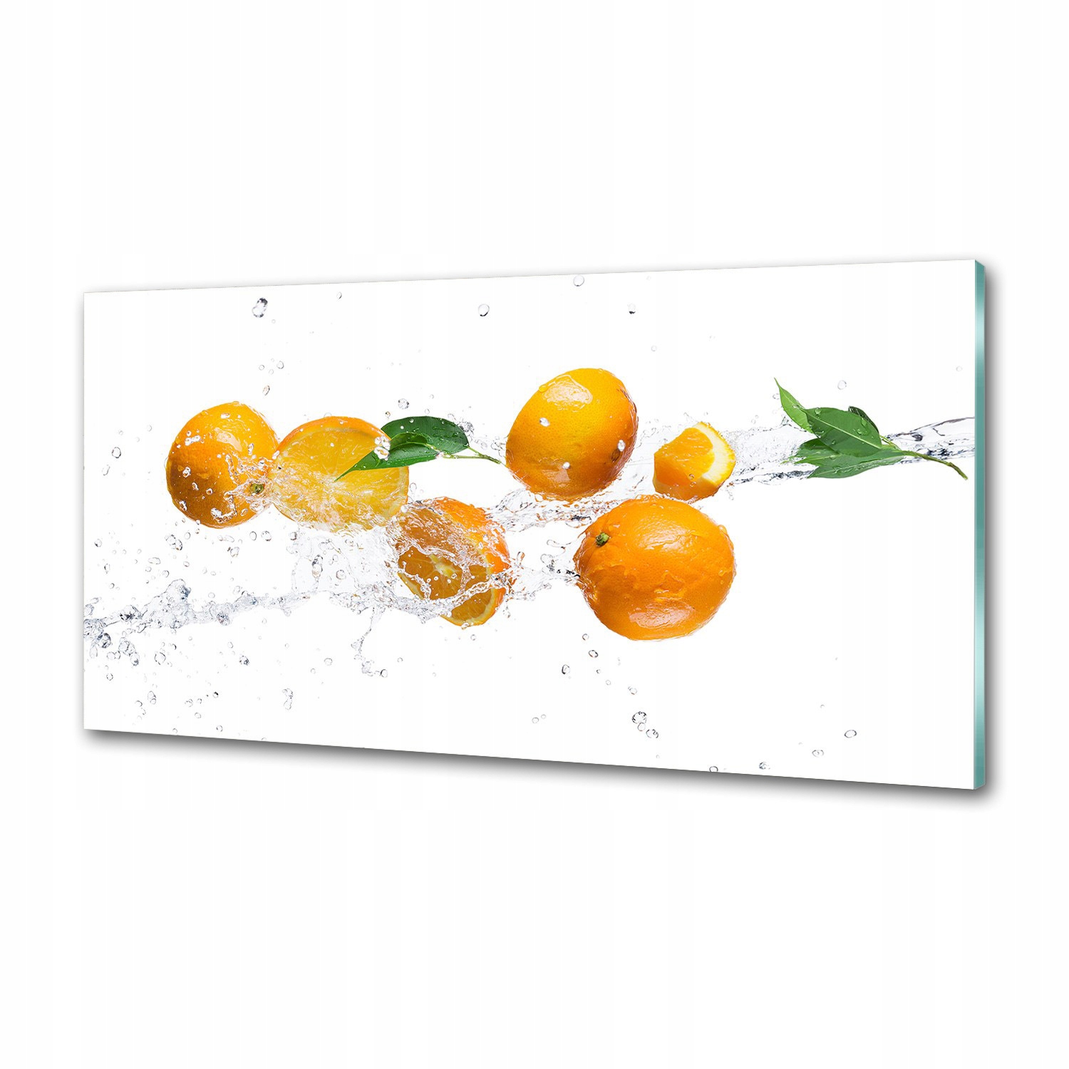Panel do kuchyne Pomaranče a voda 100 x 50 cm Lepidlo