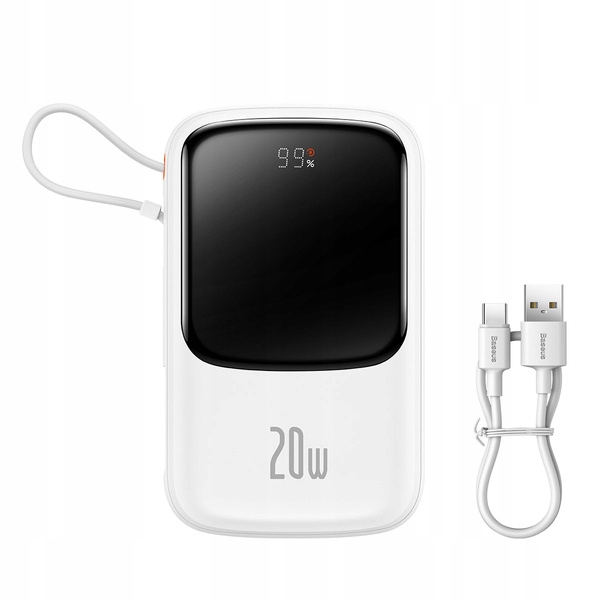 

Baseus Power Bank 10000MAH 20W Pd Kabel Lightning