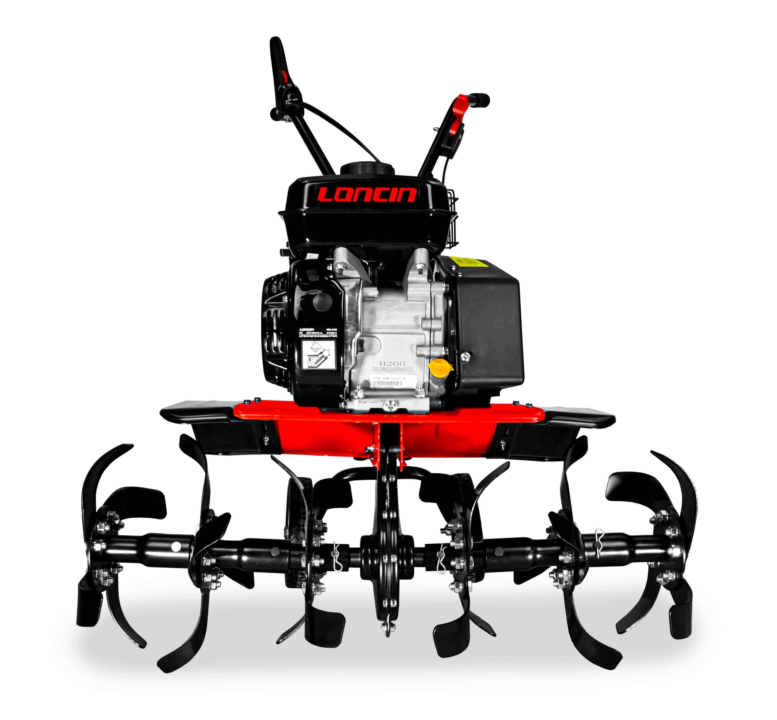 GLEBOGRYZARKA SPALINOWA 9,5 KM LONCIN 196cm KULTYWATOR DO GLEBY ZESTAW ORKA Zasilanie spalinowe