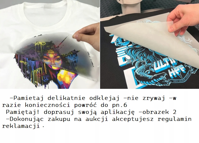 TERMO NAKLEJKA APLIKACJA NAPRASOWANKA P22 Model PANI