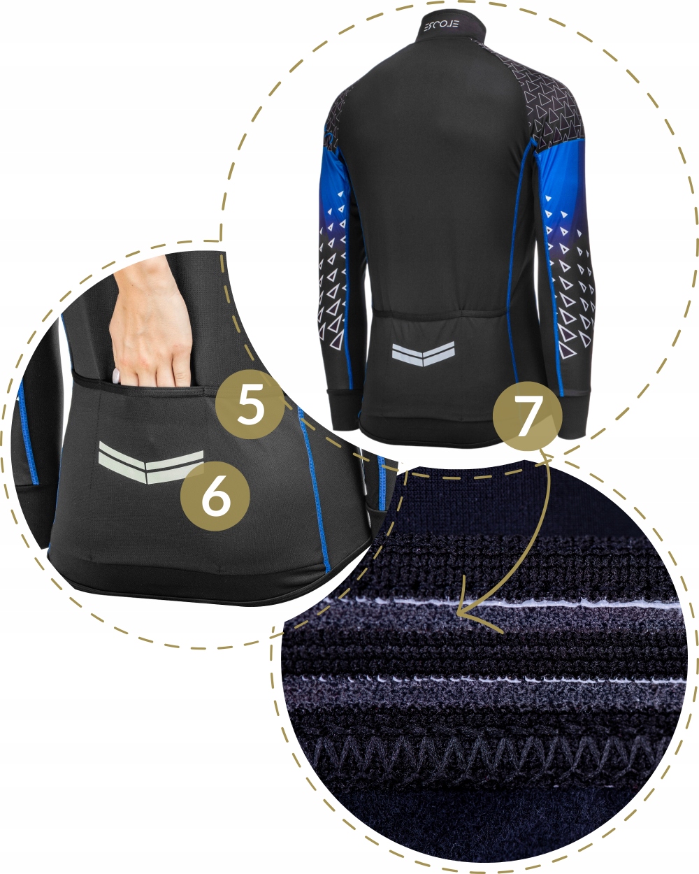 Koszulka rowerowa damska męska termoaktywna M Płeć produkt uniseks