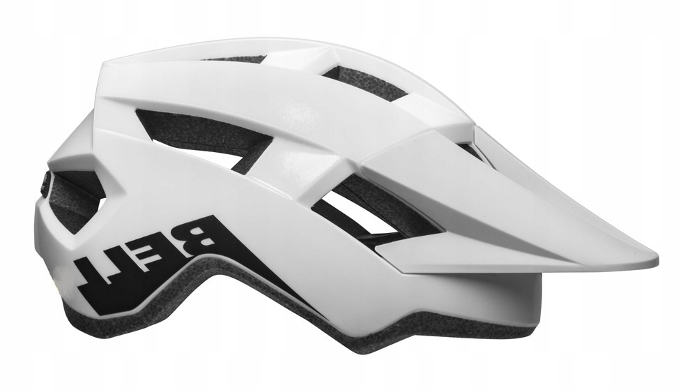 Mtb cyklistická přilba Bell Spark Matte Gloss White Black, velikost Univerzální