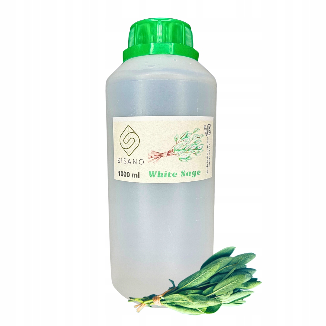 Vůně do sójových svíček s voskem Bílá Šalvěj 1 l