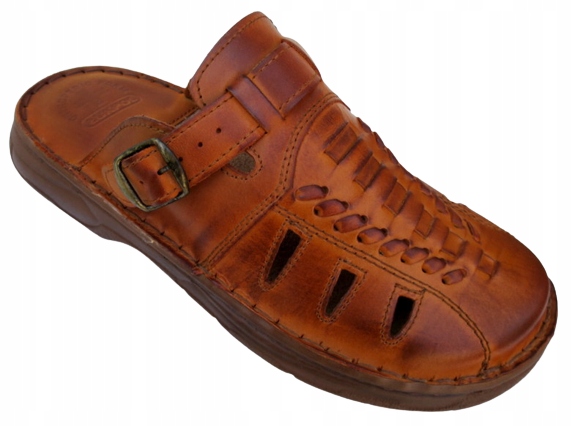 

Łukpol Wygodne Klapki Skórzane 806 R.42