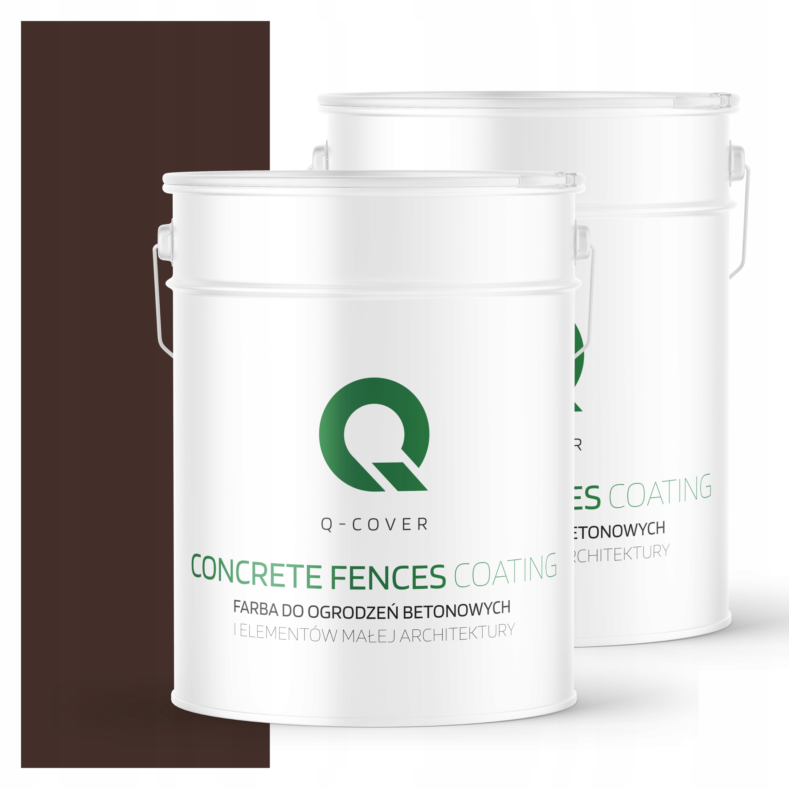 Farba Na Maľovanie Plotov A Betónových Kvetináčov Čokoládová Hnedá 10 L