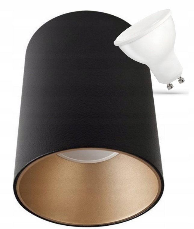 

Lampa sufitowa/ Tuba Eye Tone czarno-złota
