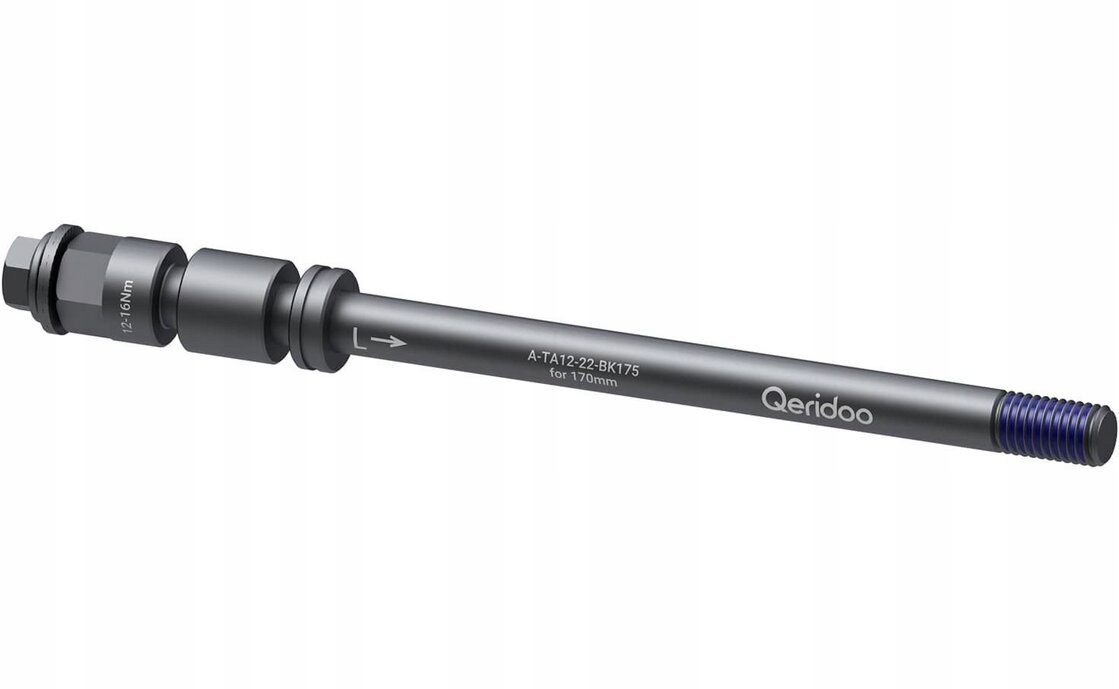 Adapter osi przelotowej Qeridoo M12x1,75 167-192mm