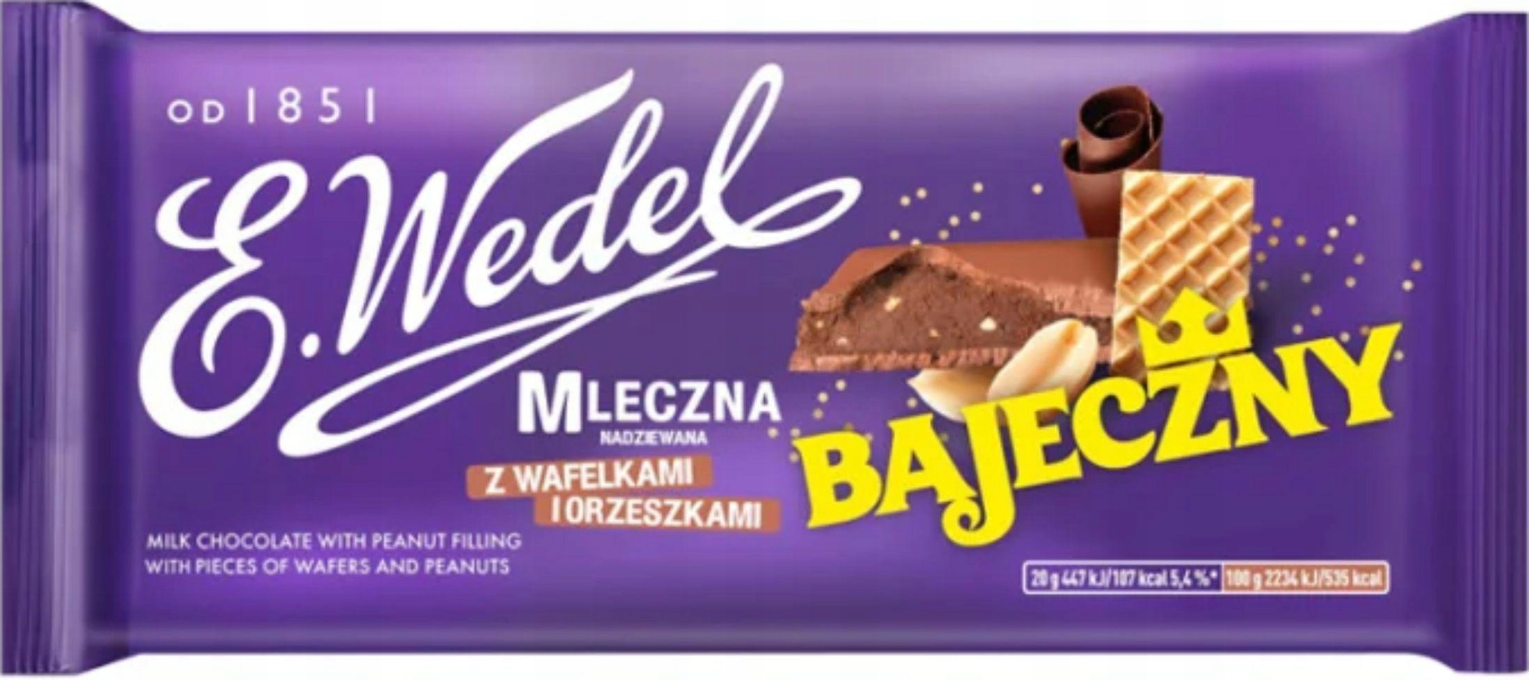 20 Sztuk Wedel Czekolada 100G Bajeczna