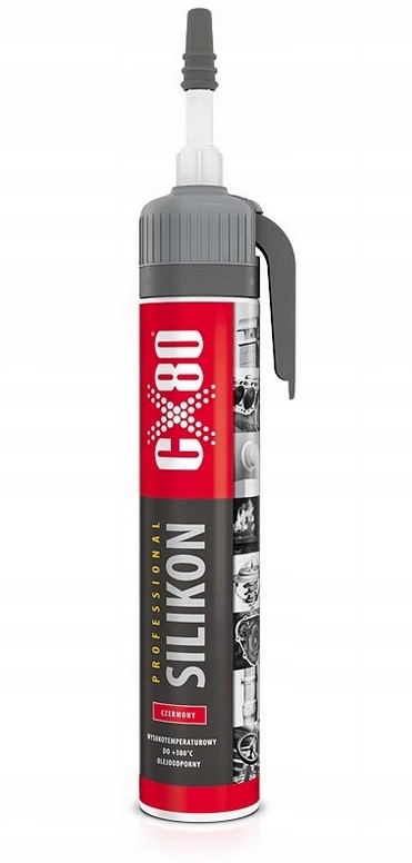 Silikon wysokotemperaturowy CX-80 czerwony 210 ml Producent CX80