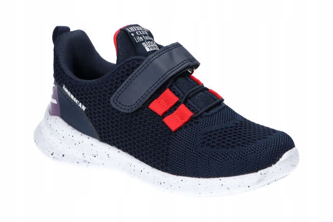 

American RD12 Adidasy Buty Dziecięce Rzep Navy 36