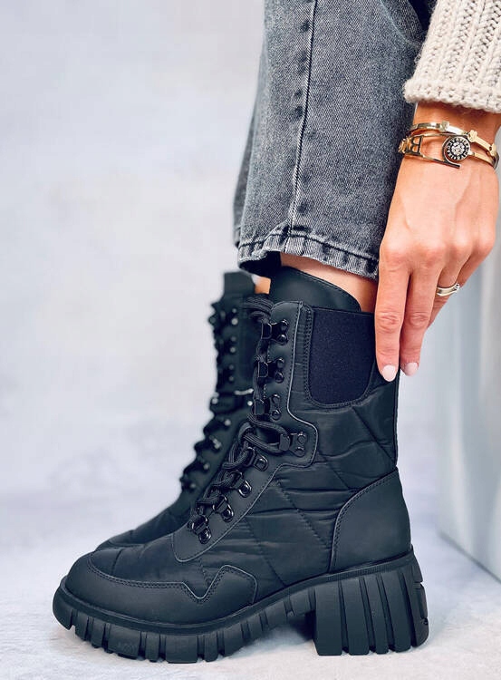 Botki ortalionowe JEWEL BLACK rozmiar 38 Rozmiar 38