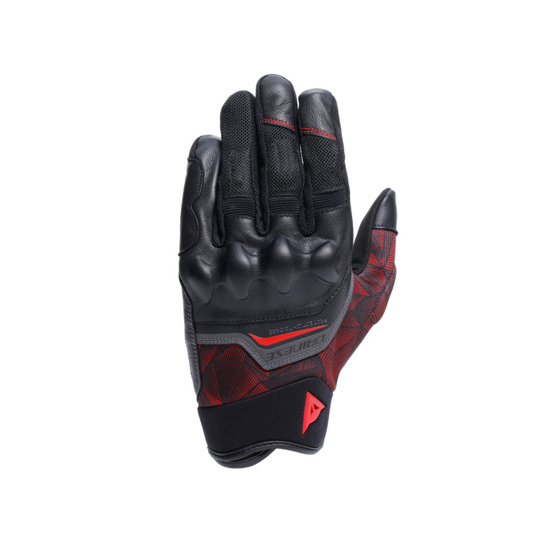 Motocyklové rukavice Dainese Ermex Čierna/Červená S
