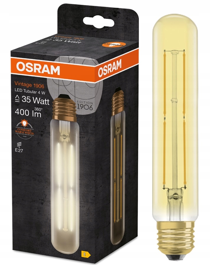 

Osram Led Vintage Edison rurka 4W 35W 2400K E27