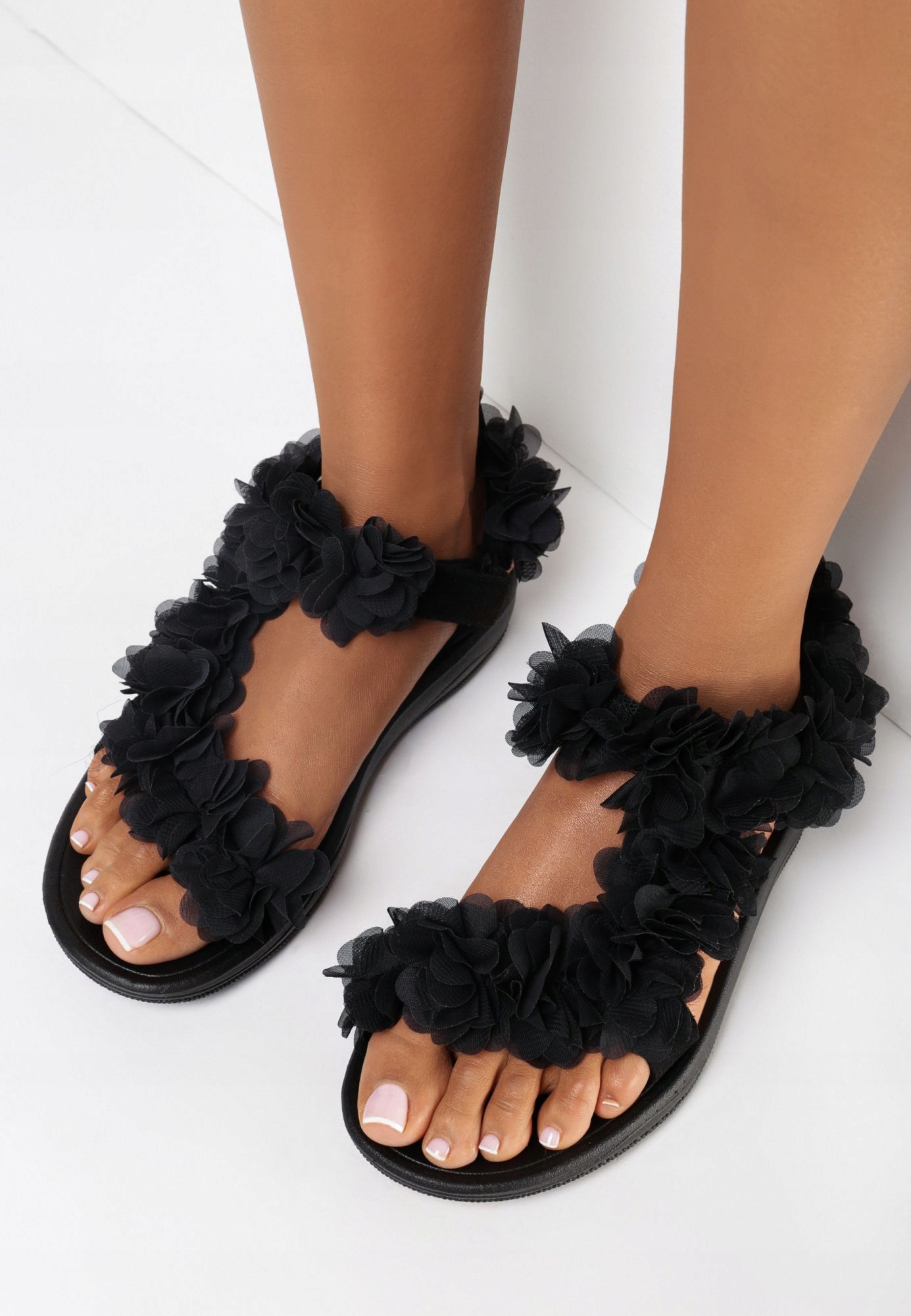 

Born2Be Czarne Sandały damskie 38 Casual