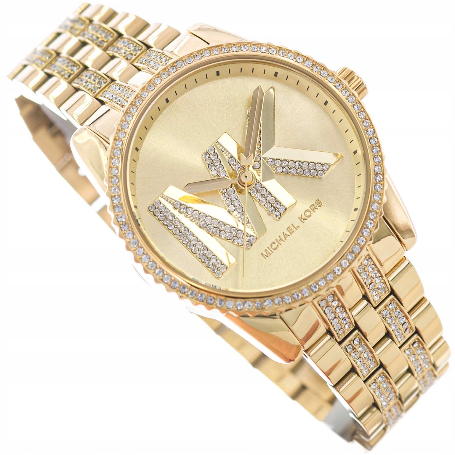 Dámské Hodinky Michael Kors MK7540 Ritz Zlaté Na Náramku Glamour