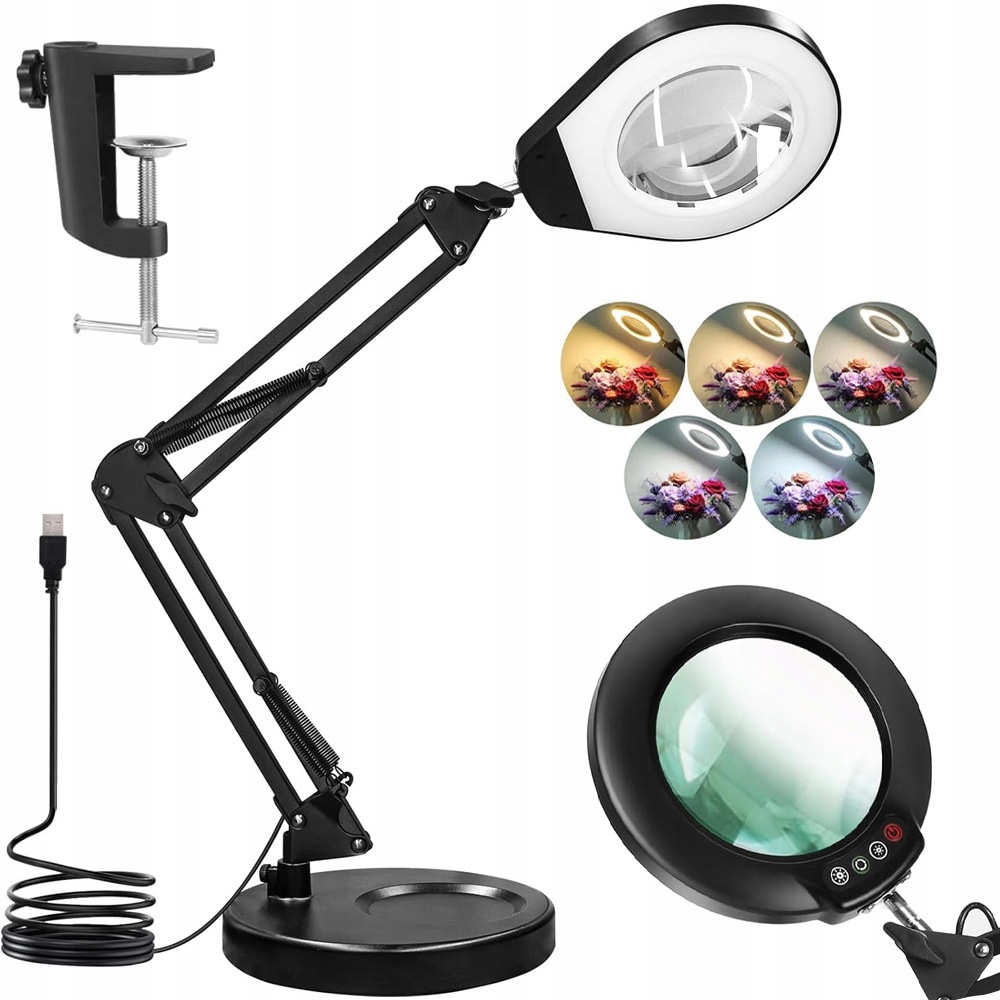 Led Lupa Sklo Pro Čtení S 8NÁSOBNÝM Podsvícením