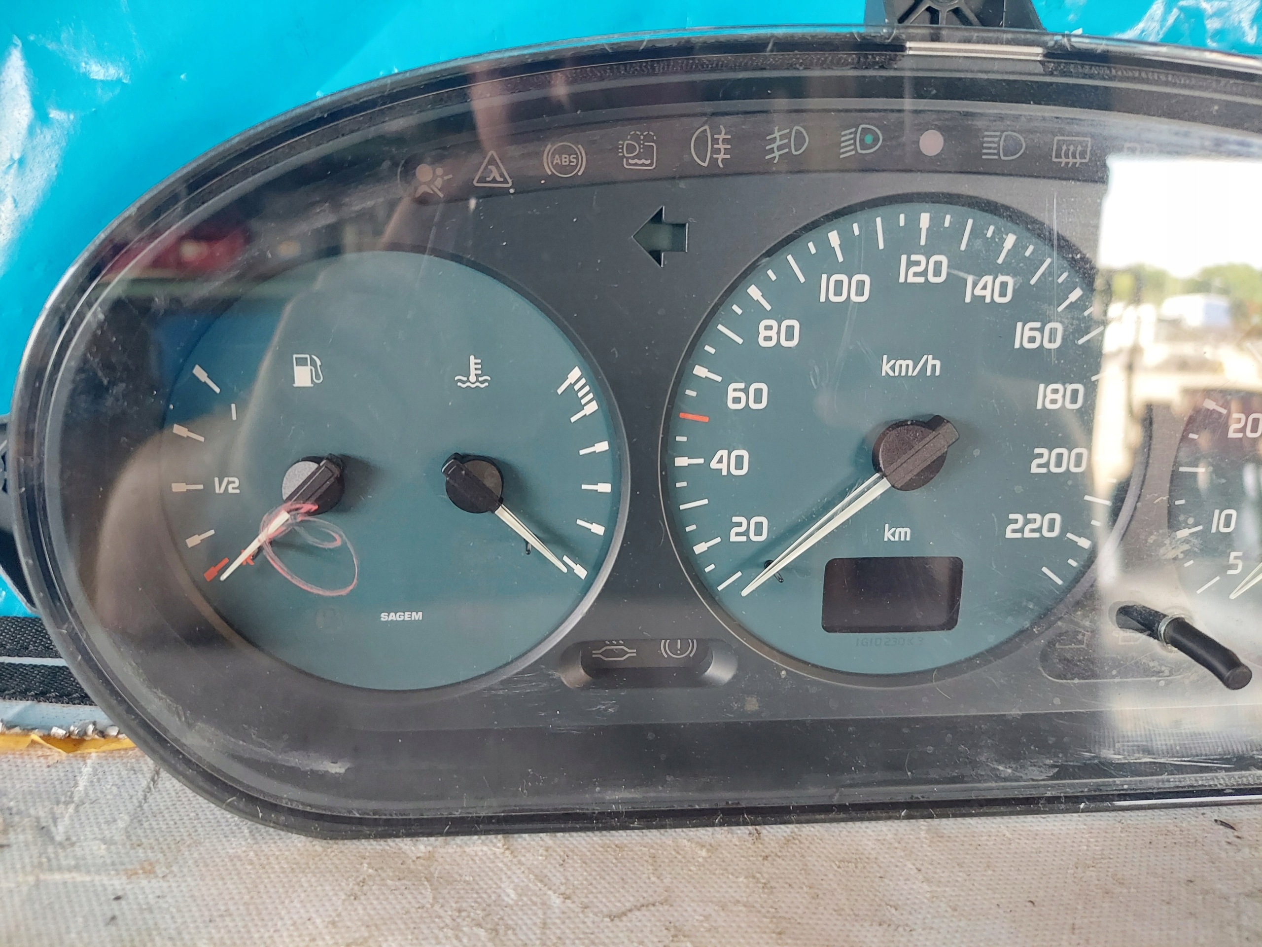 dials clock SCENIC 1.6 16V 7700844181D