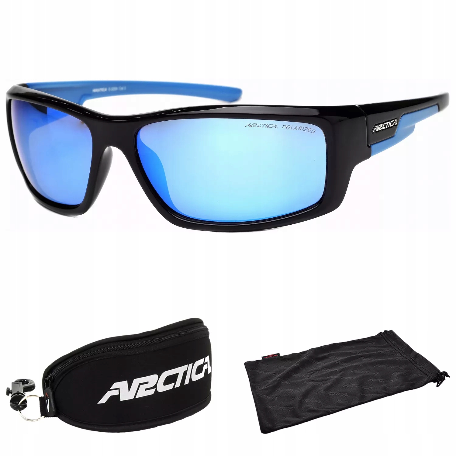Arctica S220A Černo-modré Nautica Sluneční brýle Bonus