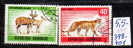 Gabon 39 T , nr 398, 401