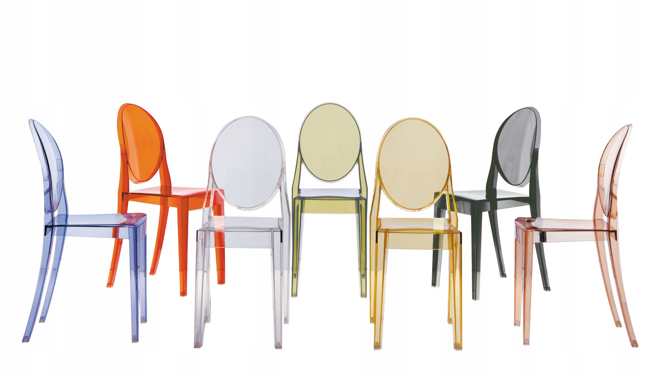 Krzesło Dankor Design Victoria Ghost transparent Rodzaj nóg Proste