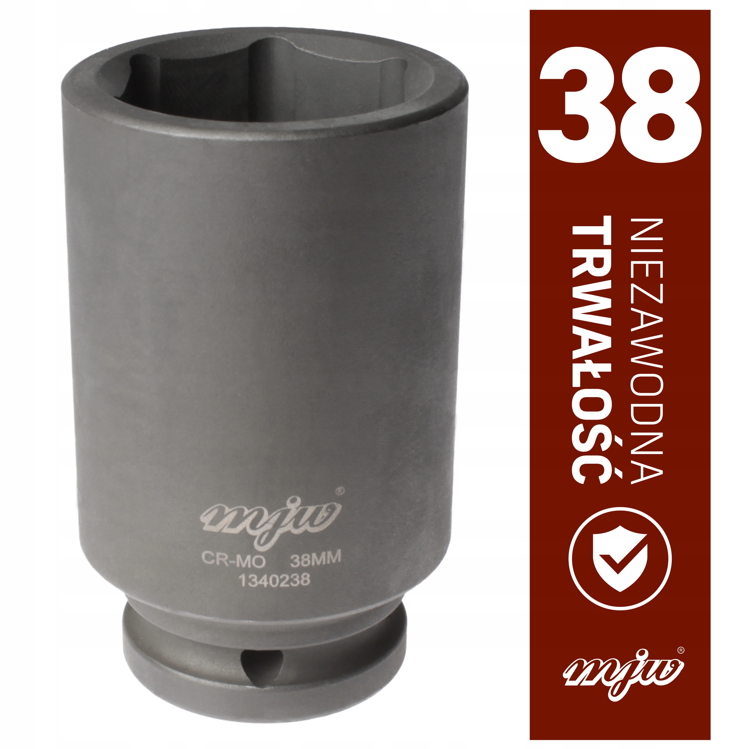Nasadka udarowa długa 3/4" 6-kąt 38 MJW