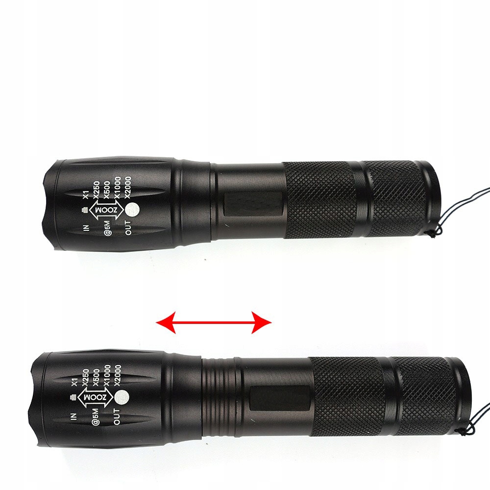 Latarka myśliwska do śledzenia śladów krwi UV ZOOM Źródło światła LED