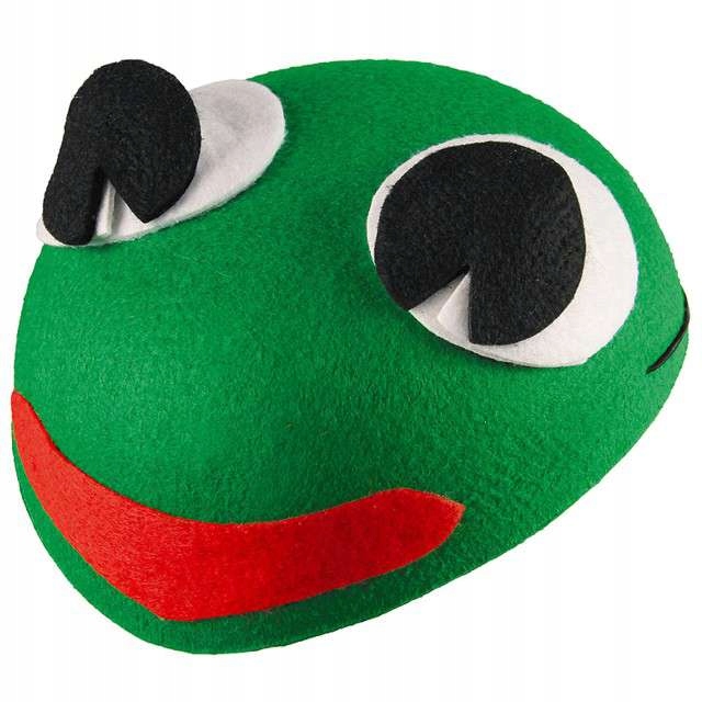 CZAPKA strój ŻABKA żaba WIOSNA przebranie ROPUCHA