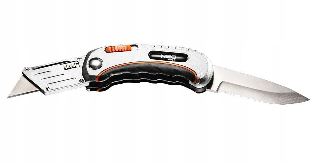 Nůž Univerzální Skládací Čepel Trap. 5 Ostří Nyl. Pouzdro