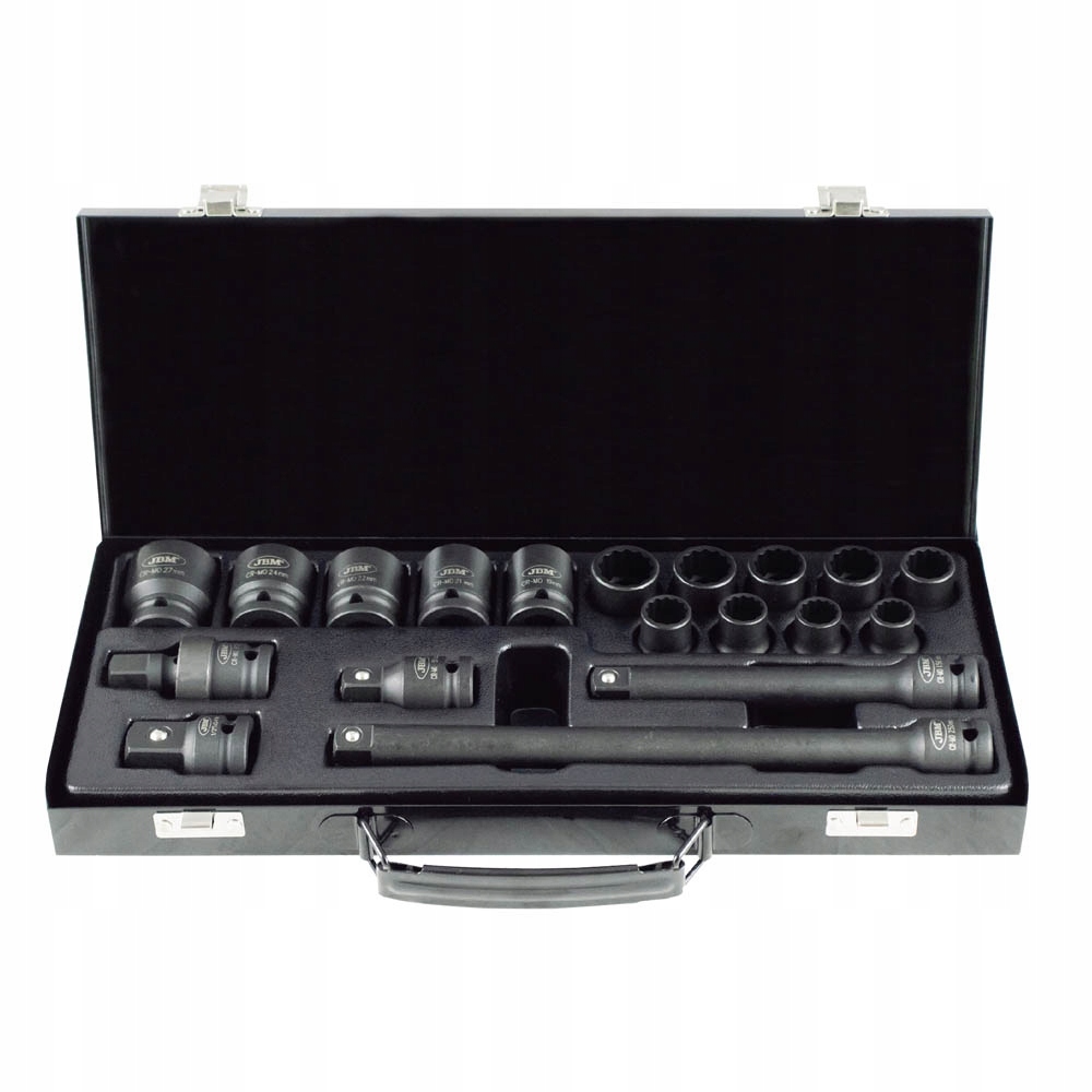 Zestaw nasadki udarowe 1/2'' 10-27mm 12-kąt