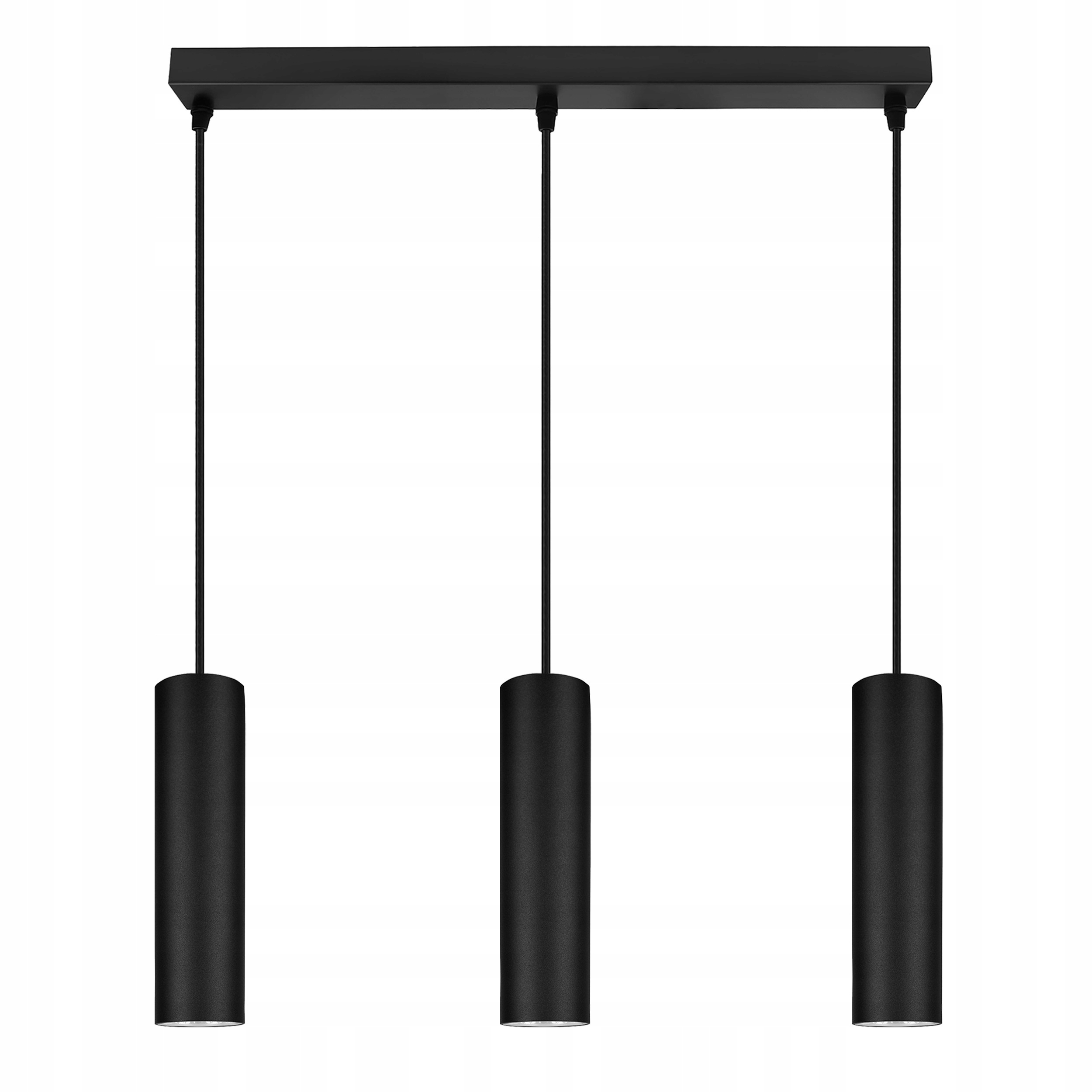 Lampa Sufitowa wisząca Led Tuba Czarna Ledlux nowoczesna Gu10 Modern